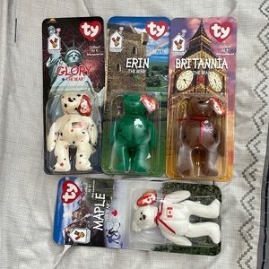 Beanie Babies Set of 4 from 1999.  Ronald McDonald House Charities